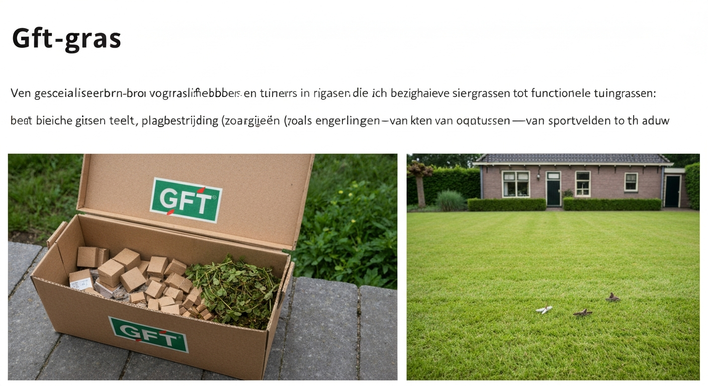 Vergelijking: correcte verwerking van grasmaaisel in de GFT-container (laagjes met droog materiaal) versus nat plakkerig gras dat stank en vliegend ongedierte veroorzaakt